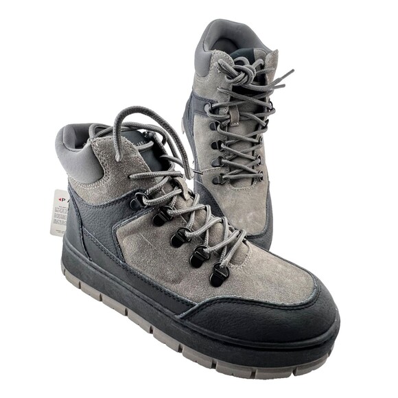 NIB Pajar Cascais Women's US 7.5 Lace Up Winter Boot Shoes Waterproof Dark Grey - Picture 2 of 12